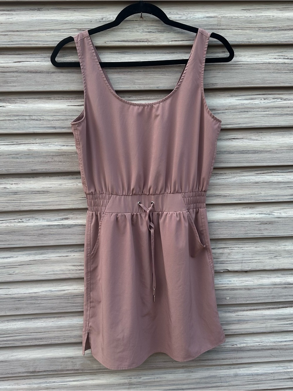 CALIA Carrie Underwood Women Small Mauve Athletic Dress Drawstring Waist Pockets